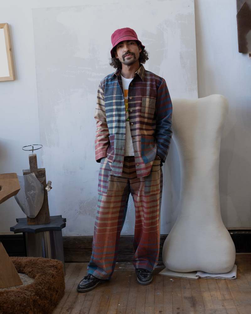 samet Chibi Pant Rad Plaid