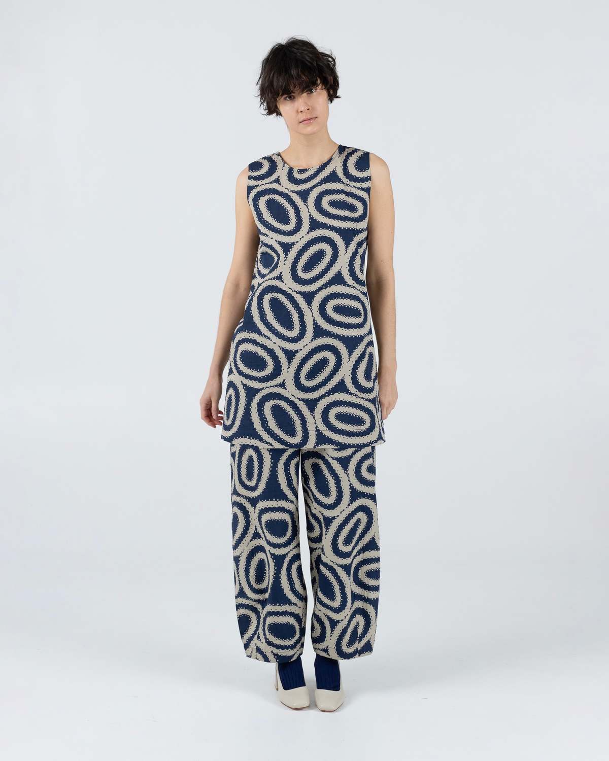samet Kate Mini Doilies Print Dress - Image 4 of 14