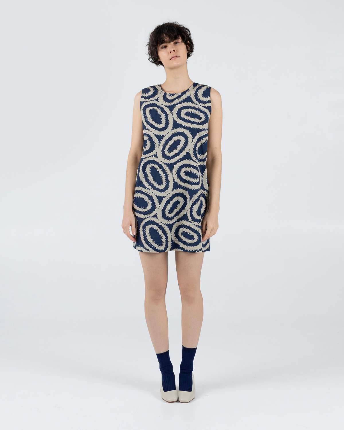 samet Kate Mini Doilies Print Dress - Image 5 of 14