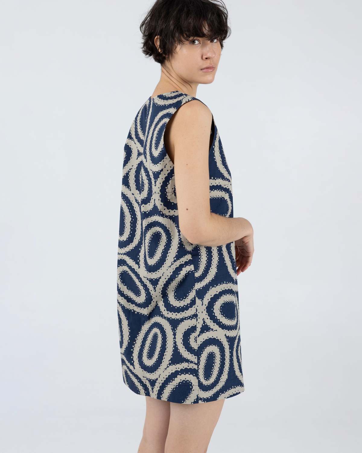 samet Kate Mini Doilies Print Dress - Image 7 of 14