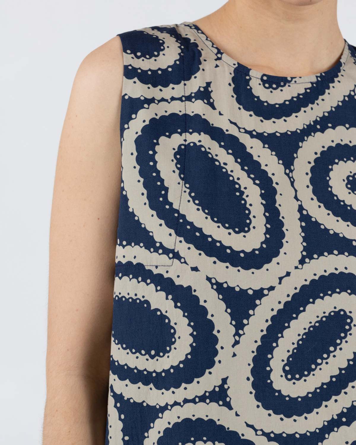 samet Kate Mini Doilies Print Dress - Image 8 of 14