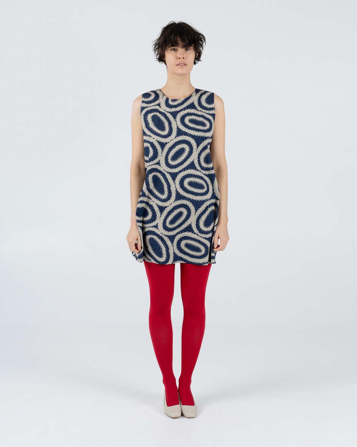 samet Kate Mini Doilies Print Dress - Image 10 of 14