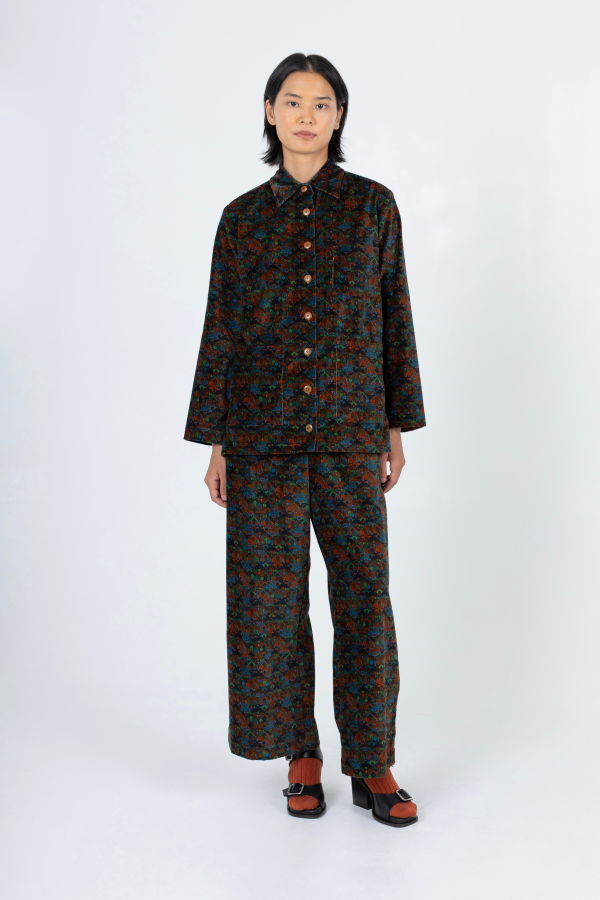 samet Melvin Shirt Fuzz Pop Print Top