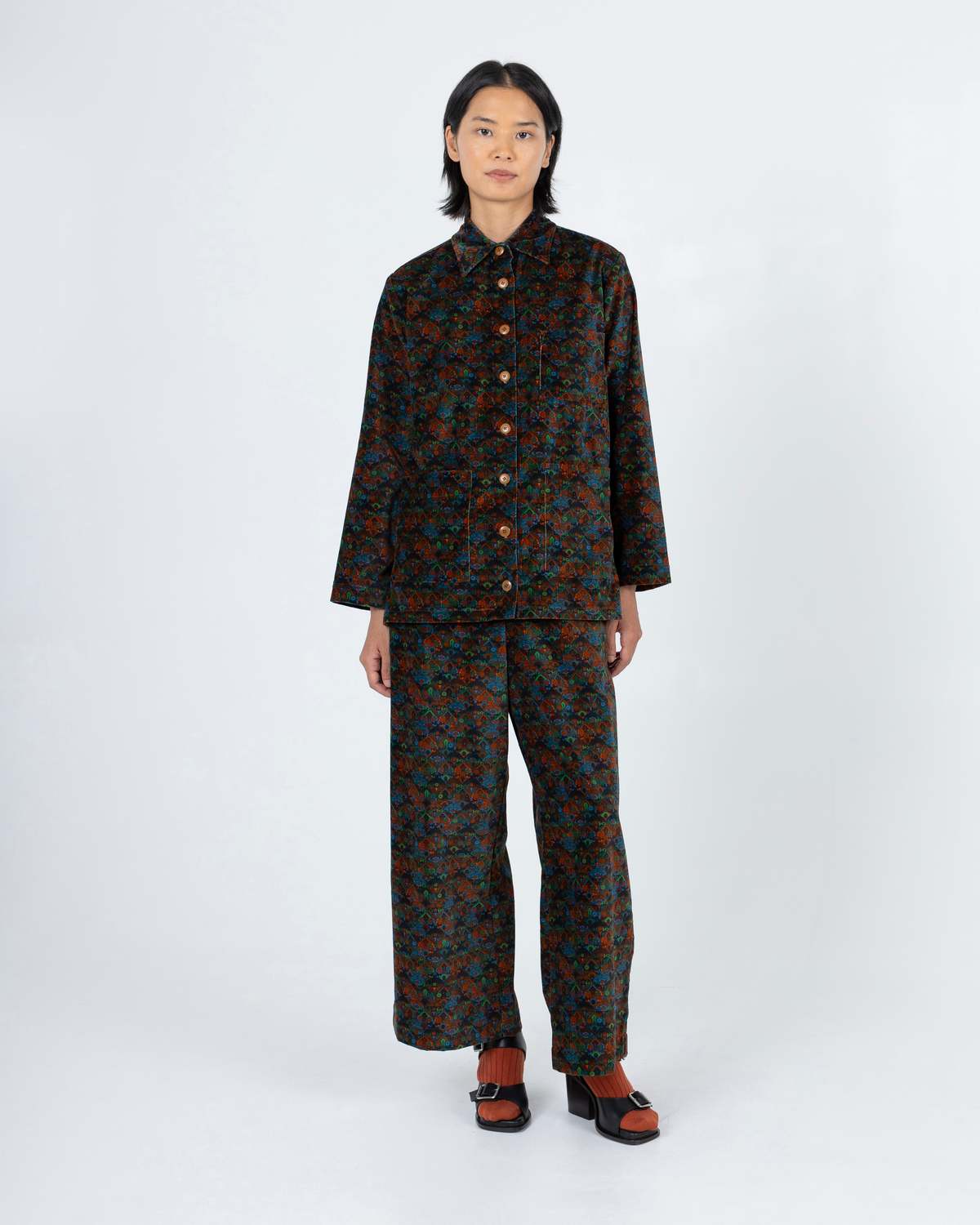 samet Melvin Shirt Fuzz Pop Print Top - Image 1 of 10