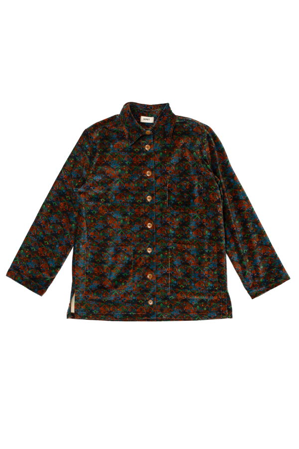 samet Melvin Shirt Fuzz Pop Print Top