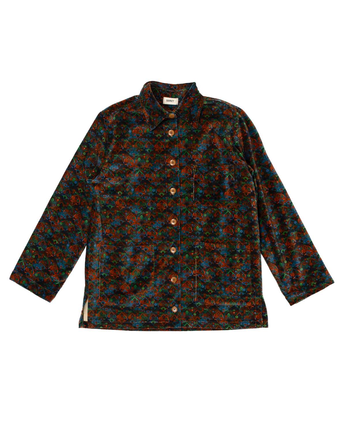 samet Melvin Shirt Fuzz Pop Print Top - Image 2 of 10