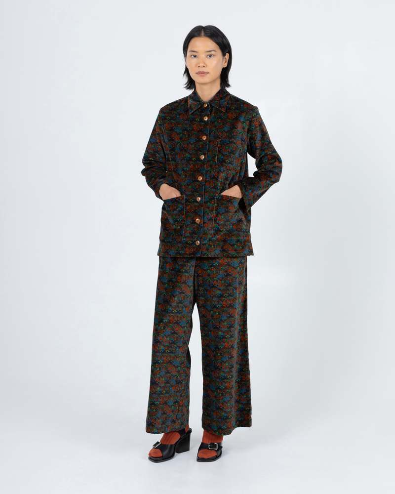 samet Melvin Shirt Fuzz Pop Print Top