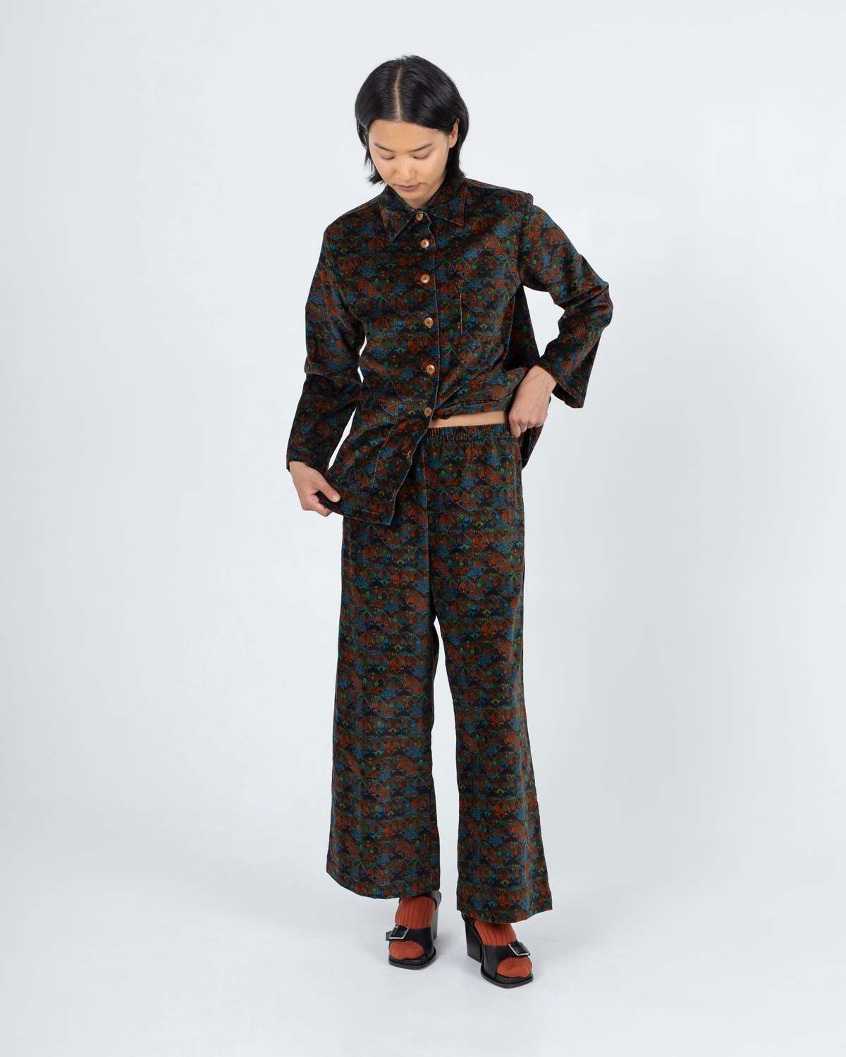 samet Melvin Shirt Fuzz Pop Print Top - Image 5 of 10