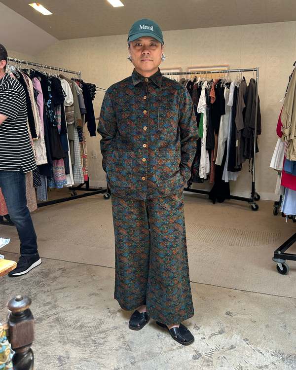 samet Melvin Shirt Fuzz Pop Print Top