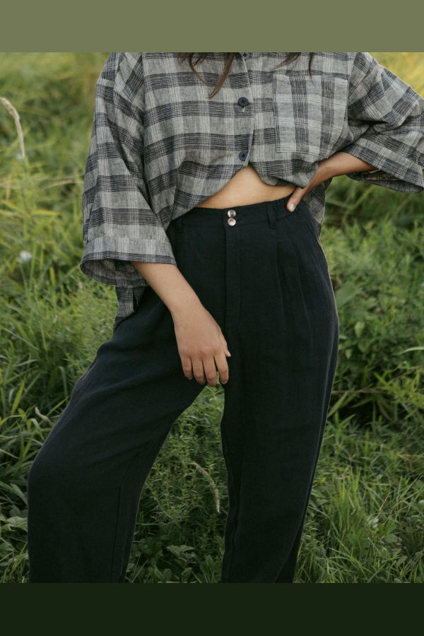 harly jae Thorne Trousers - Black