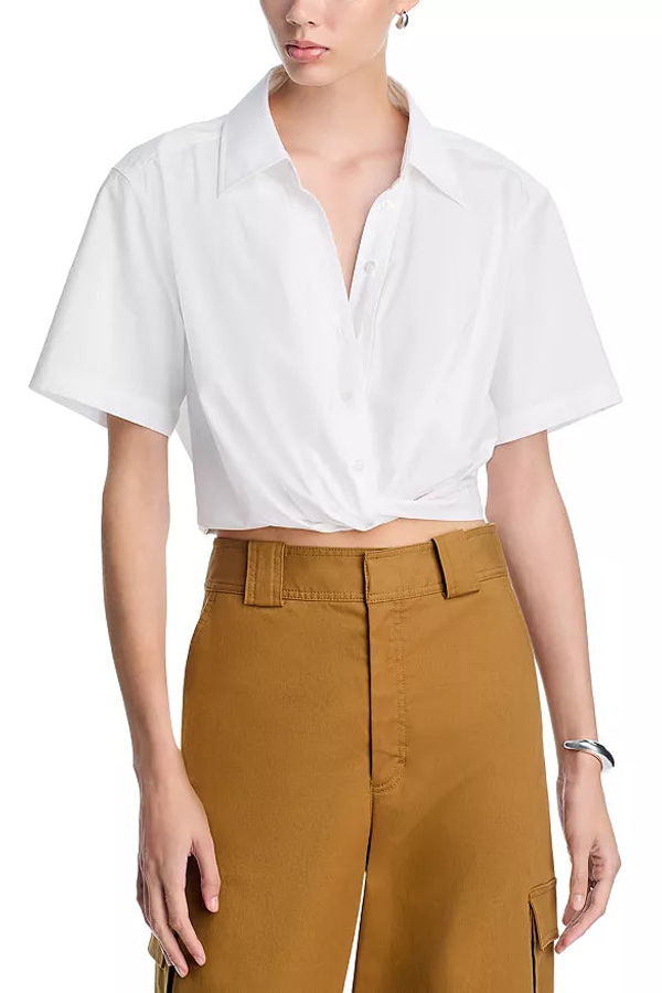 A.L.C. Lily Cropped Shirt