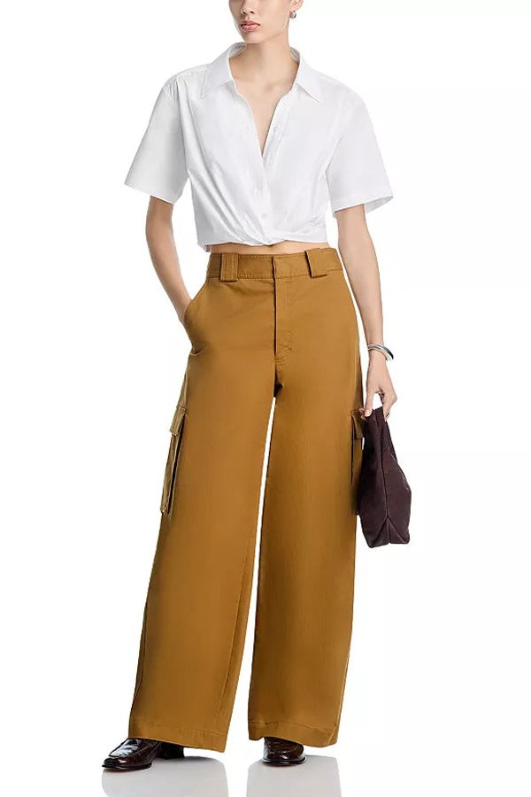 A.L.C. Lily Cropped Shirt