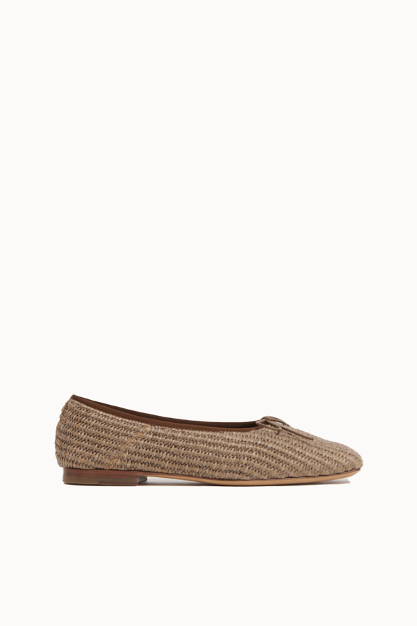 Mansur Gavriel Square Toe Ballerina Flats - Anise