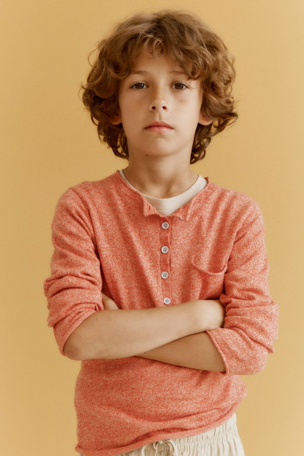 KIDS Caramel Goldfinch Cotton Jumper