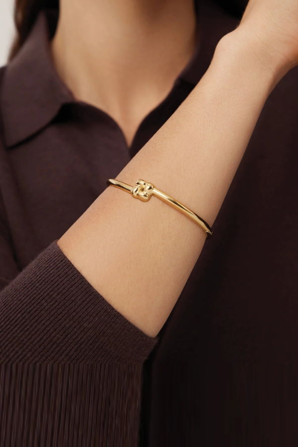 Jenny Bird Slim Woven Square Bangle