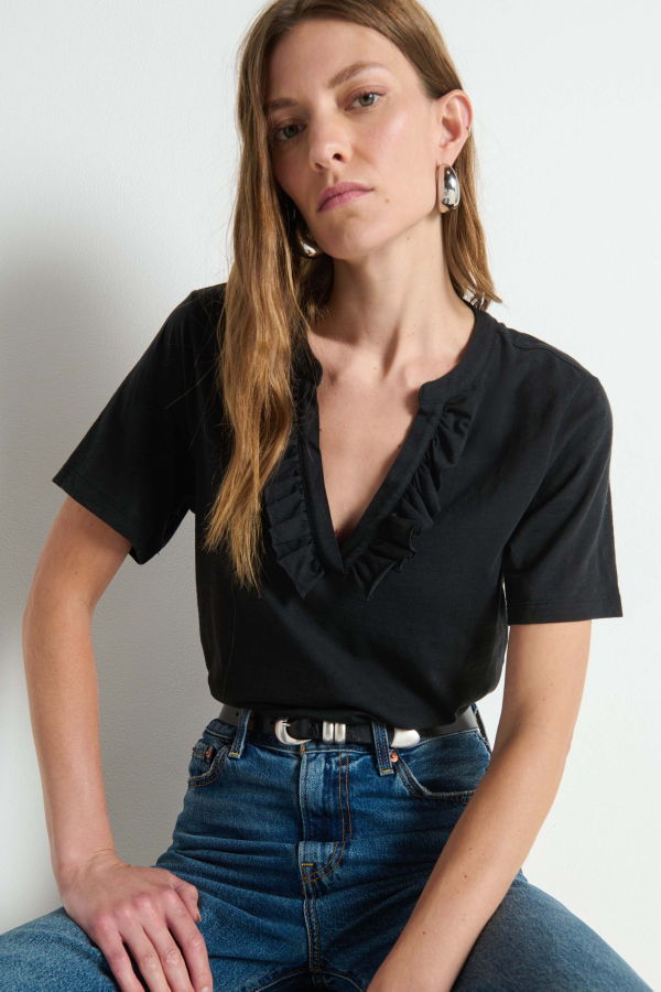 Nation Ltd. Blondie Top - Jet Black