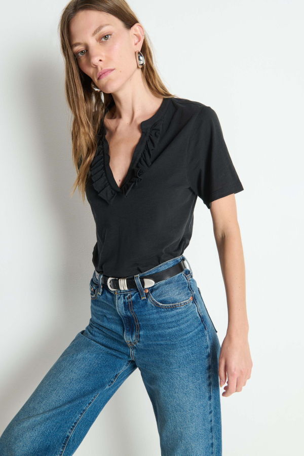 Nation Ltd. Blondie Top - Jet Black