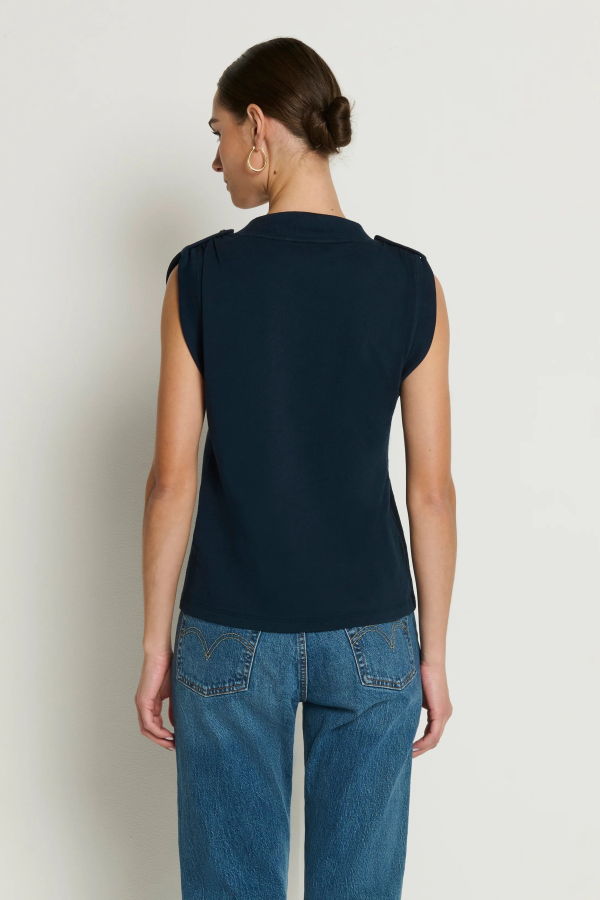 Nation Ltd. Mikka Buttoned Shoulder Tank
