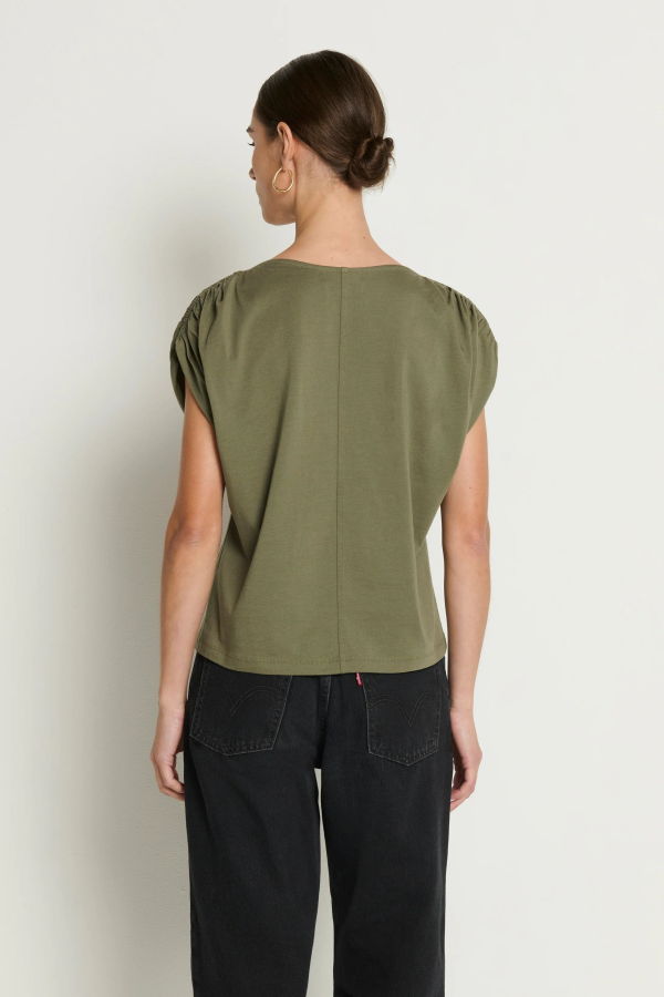 Nation Ltd. Rebecca Boatneck Tee - Olive