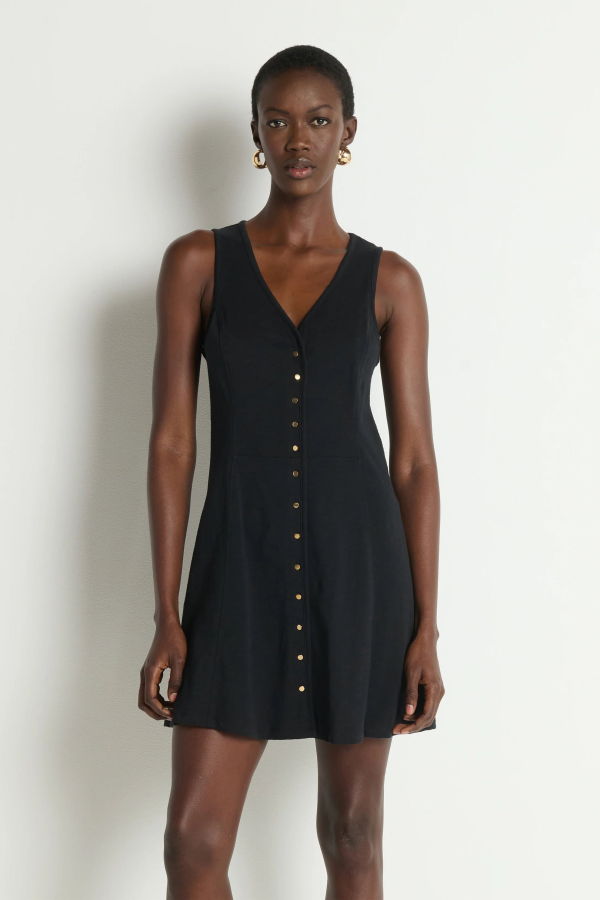 Nation Ltd. Tierra Mini Dress - Jet Black