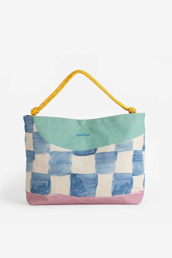 KIDS Bobo Choses Colour Block Canvas Crossbody Bag - Multicolour