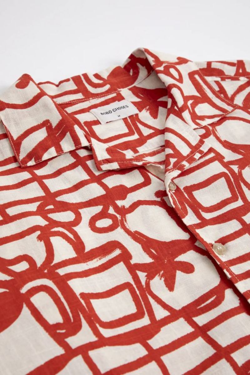 Bobo Choses Cookery Festival All Over Shirt - Red