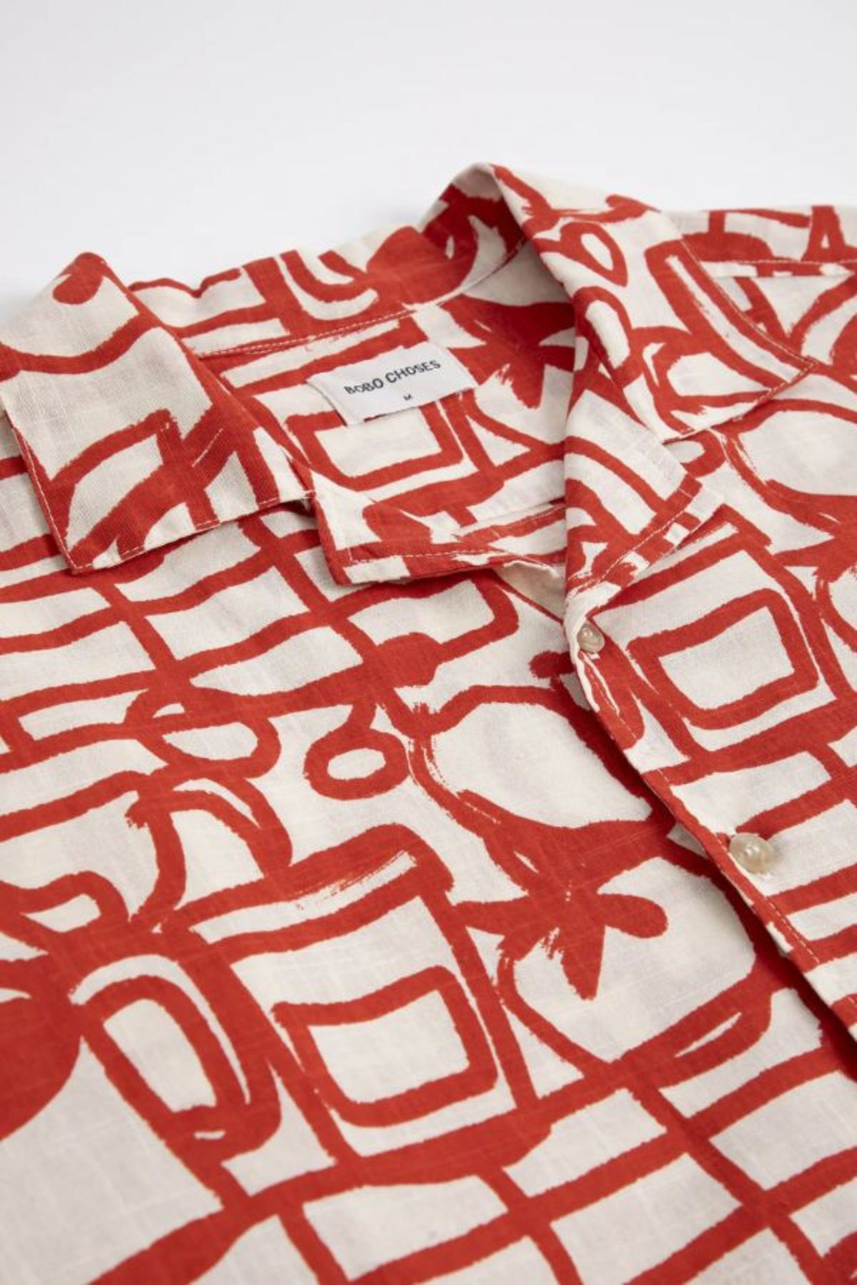 Bobo Choses Cookery Festival All Over Shirt - Red - Image 4 of 6