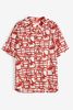Bobo Choses Cookery Festival All Over Shirt - Red - Thumbnail 5