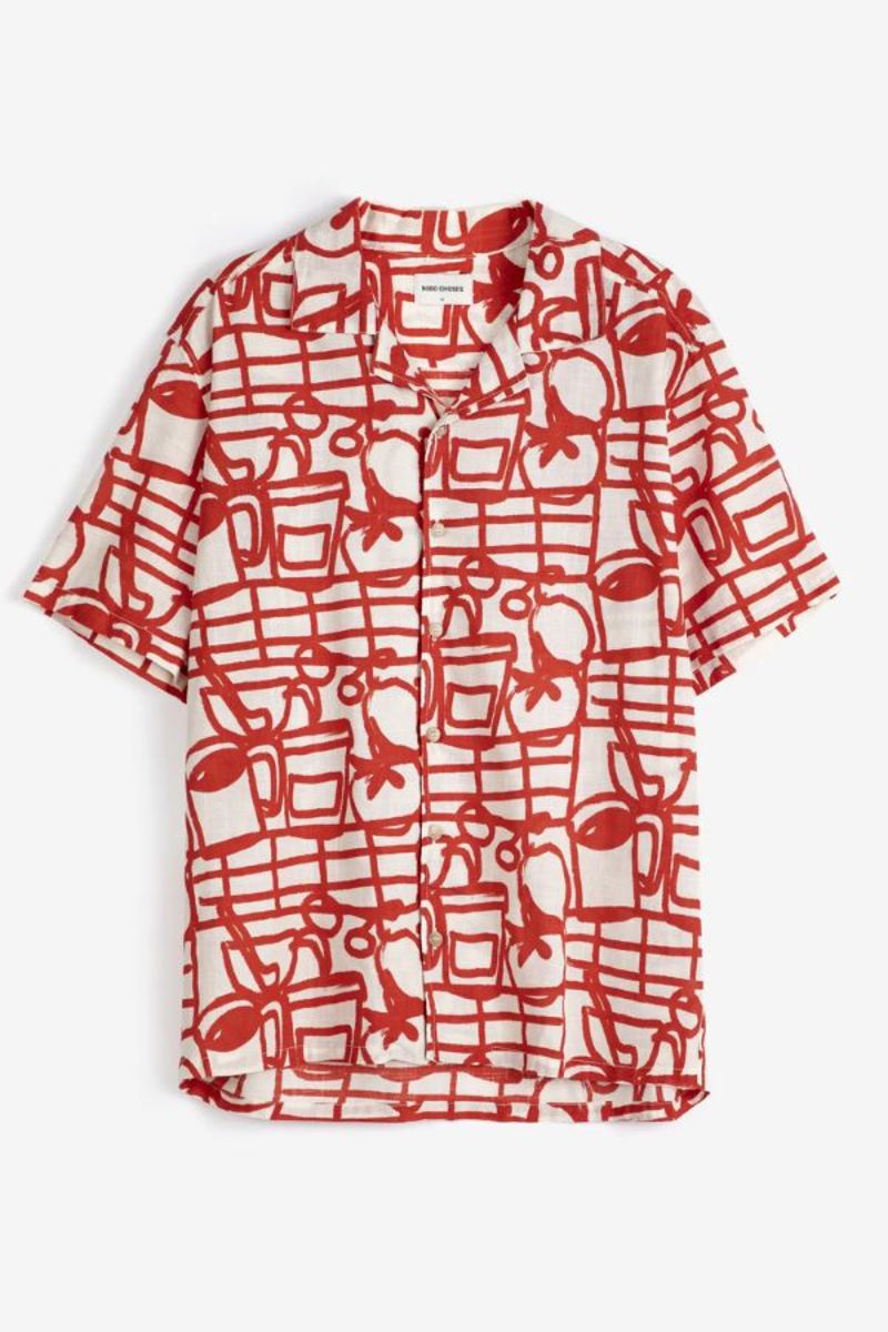 Bobo Choses Cookery Festival All Over Shirt - Red