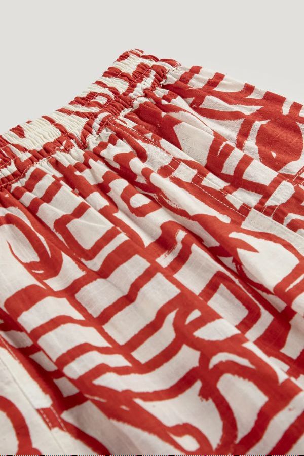 Bobo Choses Cookery Festival Pattern Trousers - Red