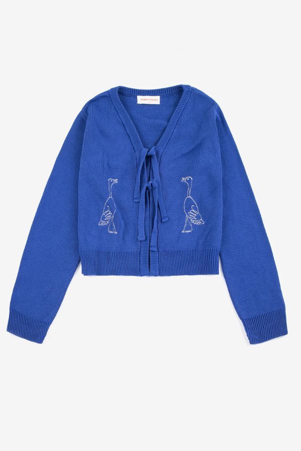 Bobo Choses Summer Trip Bird Cardigan - Blue