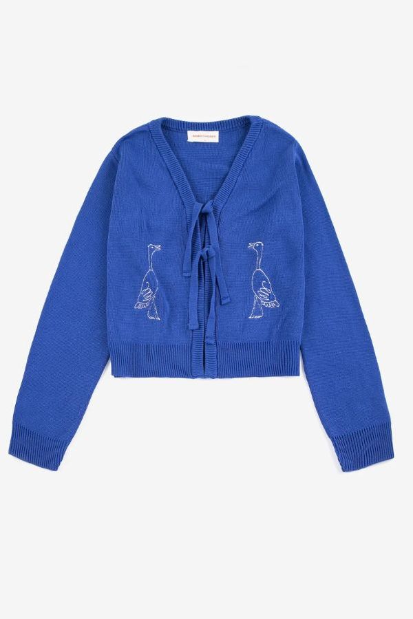 Bobo Choses Summer Trip Bird Cardigan - Blue