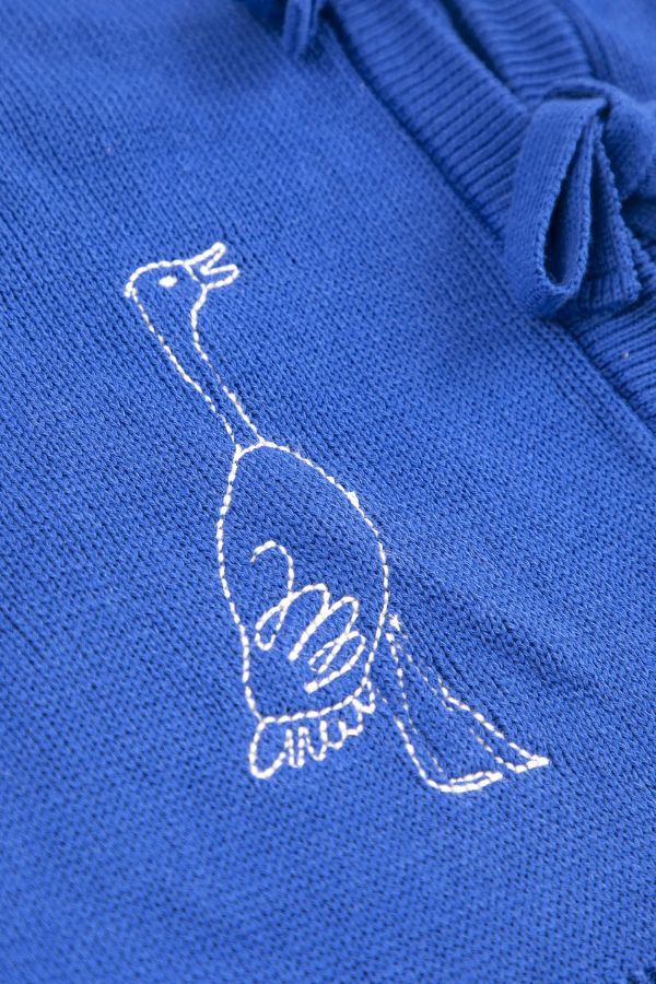 Bobo Choses Summer Trip Bird Cardigan - Blue