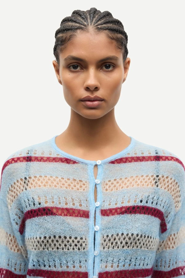 Samsøe Samsøe Sahara Cardigan - Blue Stripe