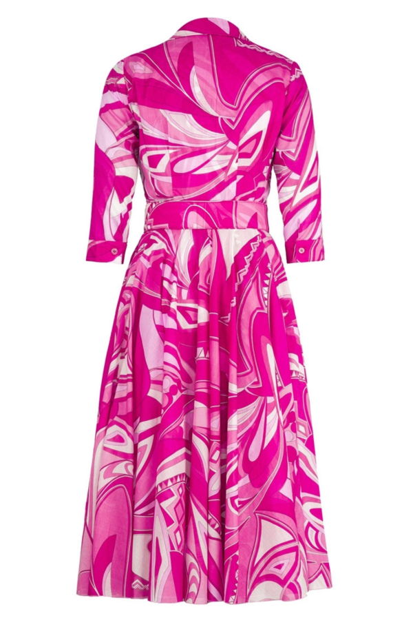 Samantha Sung Aster Pucciesque Africani Dress - Pink