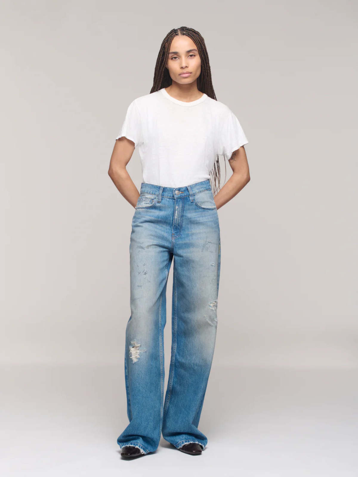 DALA Sling Jeans Painterly Blue - Image 1 of 4