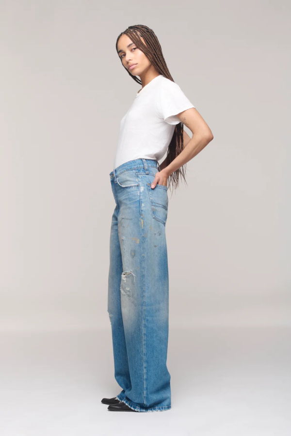 DALA Sling Jeans Painterly Blue