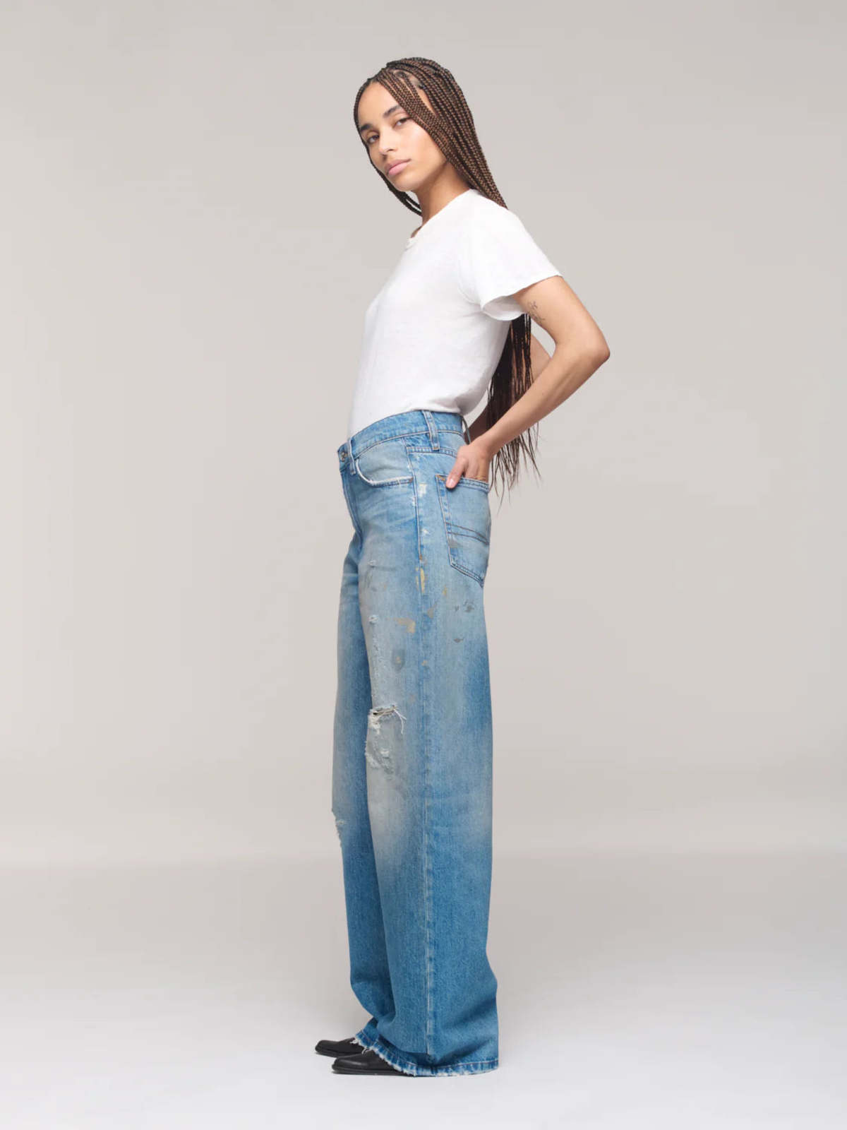 DALA Sling Jeans Painterly Blue - Image 2 of 4