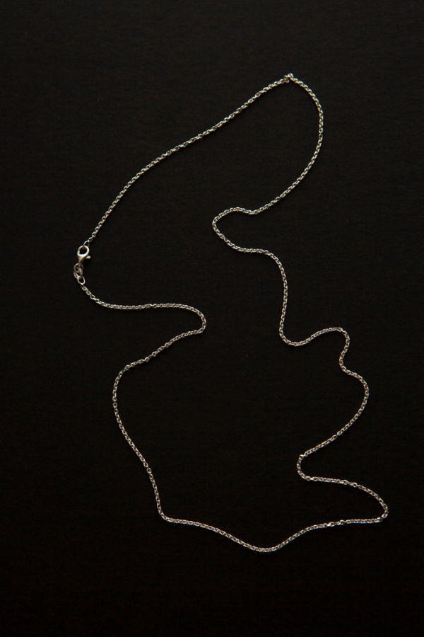 WOLF & GYPSY VINTAGE Long Silver Cable Chain Necklace