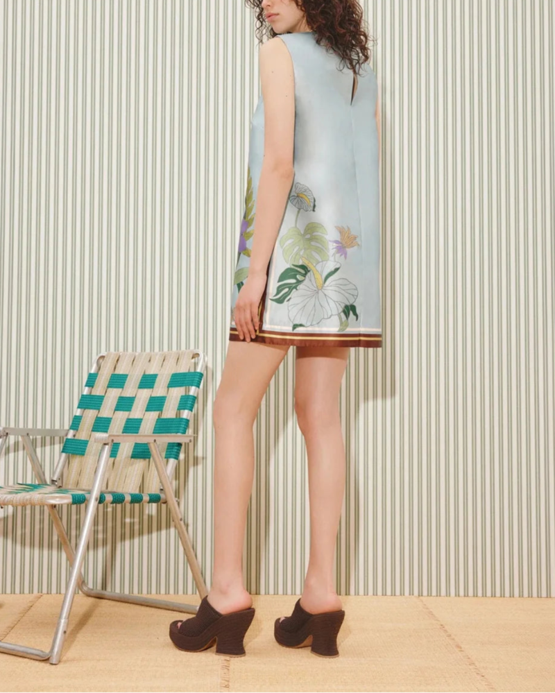 ALEMAIS Alfie Mini Dress - Blue