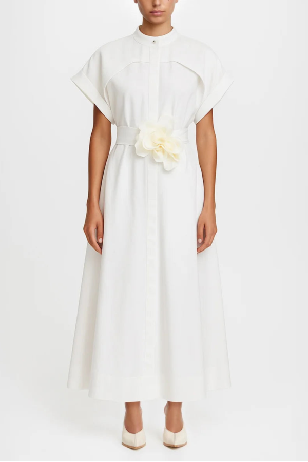 acler Espley Maxi Dress - Ivory