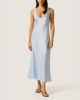 Argent Tank Silk Charmeuse Dress - Blue - Thumbnail 2