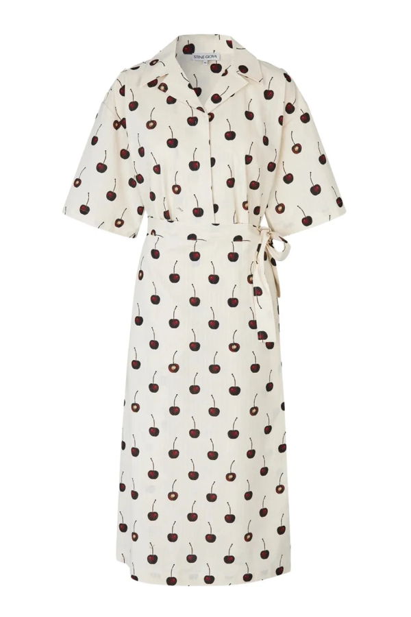 Stine Goya Workwear Midi Dress - White