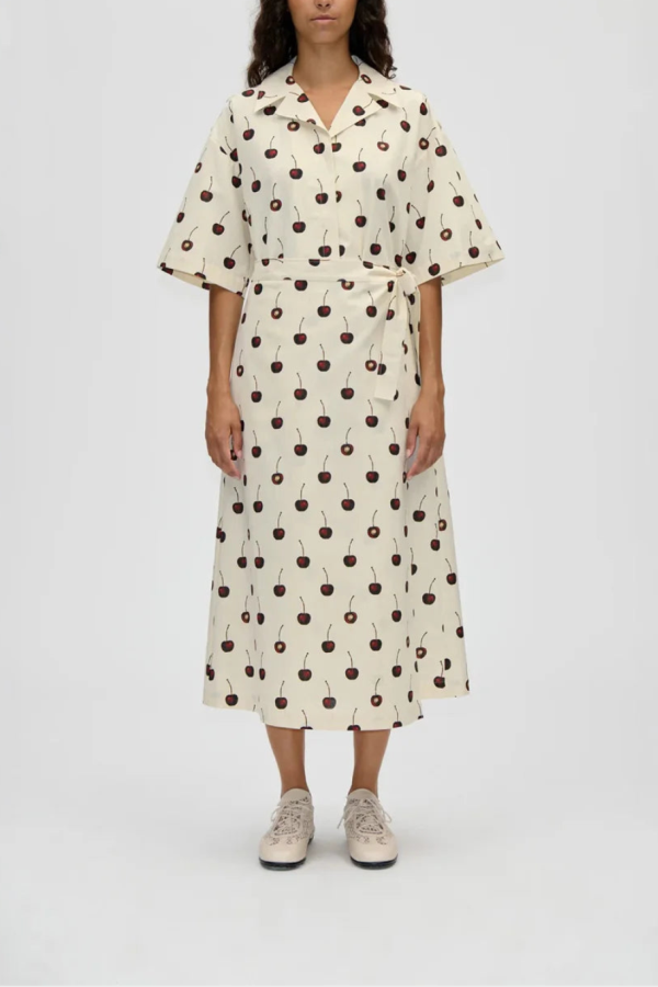 Stine Goya Workwear Midi Dress - White