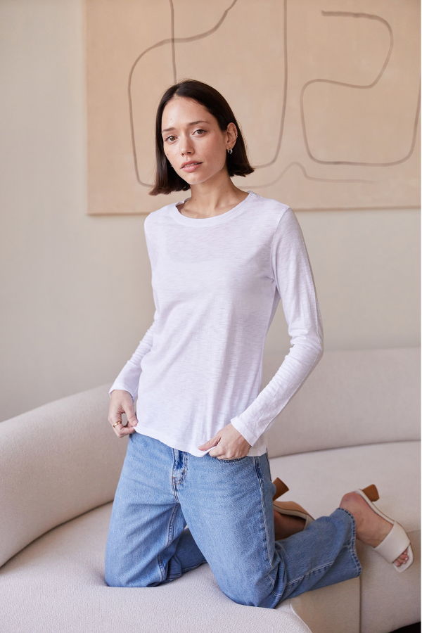 It Is Well L.A. Everyday Crewneck Long Sleeve T-Shirt 