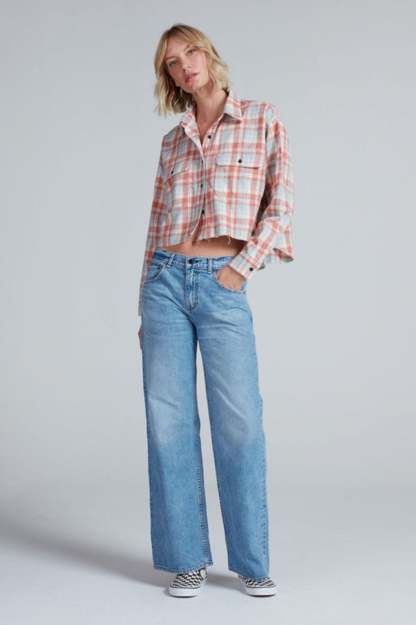 ASKK NY Crosby Plaid Flannel Top