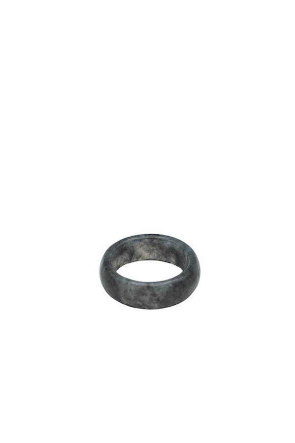 seree Sesame Jade Ring - Grey