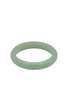 Seree Smoke Opaque Jade Stone Bangle - Light Green - Thumbnail 1