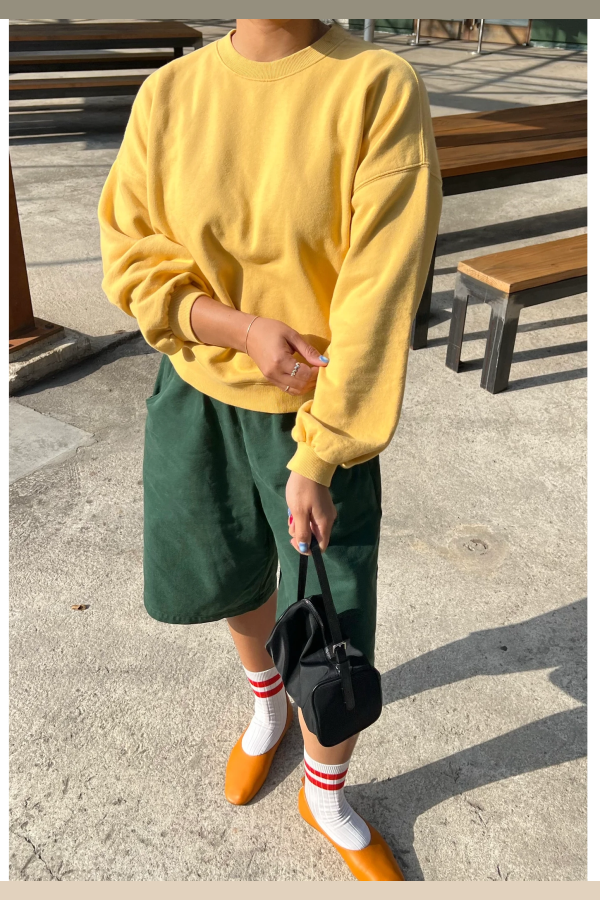 Le Bon Shoppe French Terry Core Sweatshirt