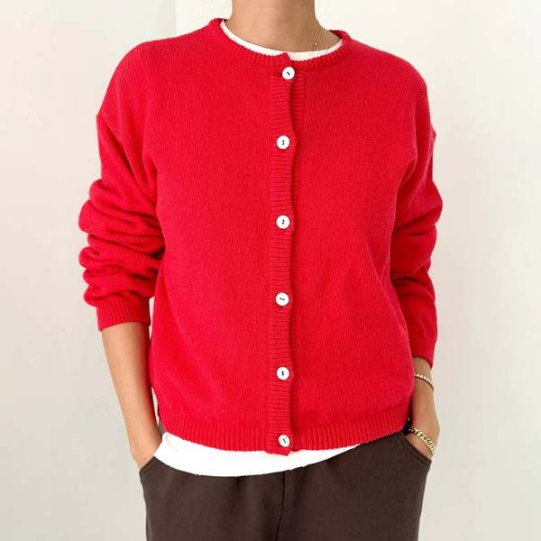 Le Bon Shoppe Leila Cardigan - Chili Le Bon Shoppe Leila Cardigan - Chili